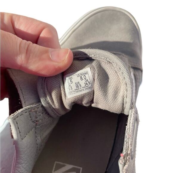 Vans Old Skool V Suede Canvas Drizzle Grey Size 6.5 Men’s - Picture 8 of 12